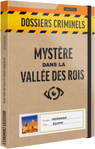 Boite de Dossiers Criminels - Mystères dans la Vallée des Rois